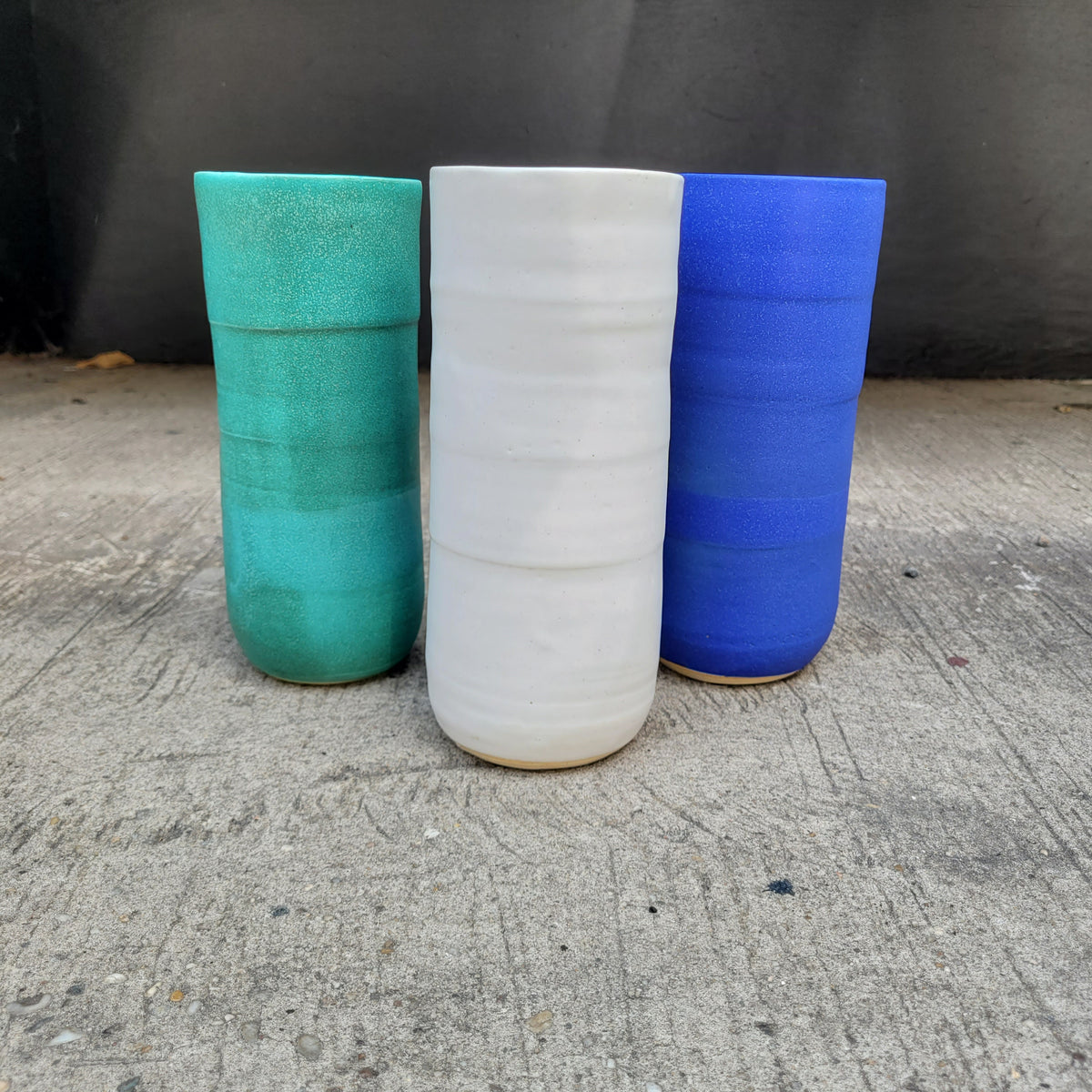 Stoneware Tulip Vases by Judy Jackson