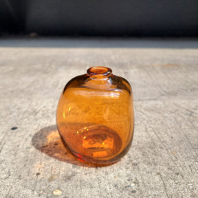 Apricot Glass Bud Vase by Gary Bodker