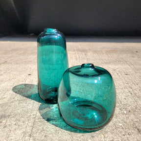 Sea Green Glass Bud Vase by Gary Bodker