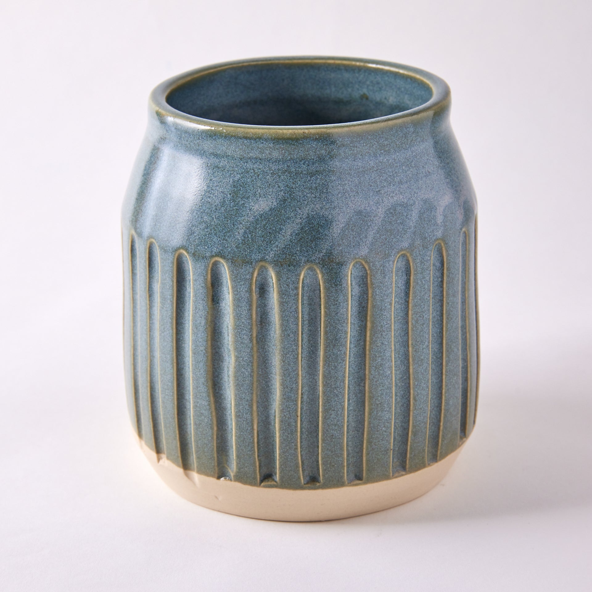 Medium Carved Artichoke Vase