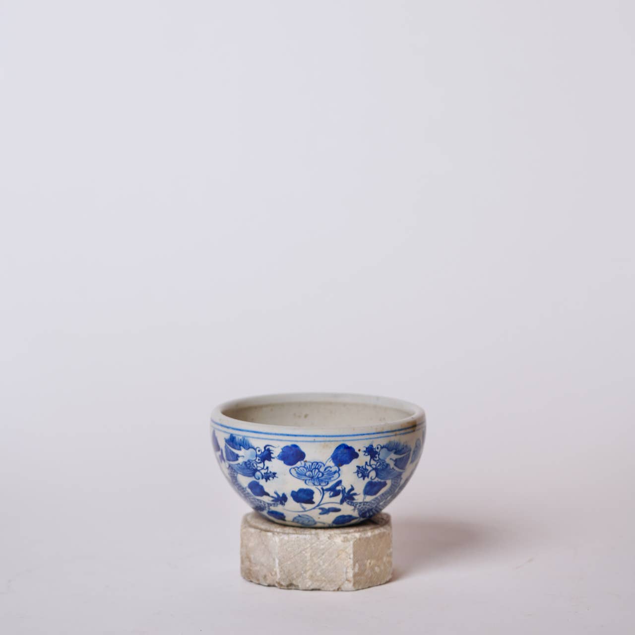 Porcelain Auspicious Dragon Bowl