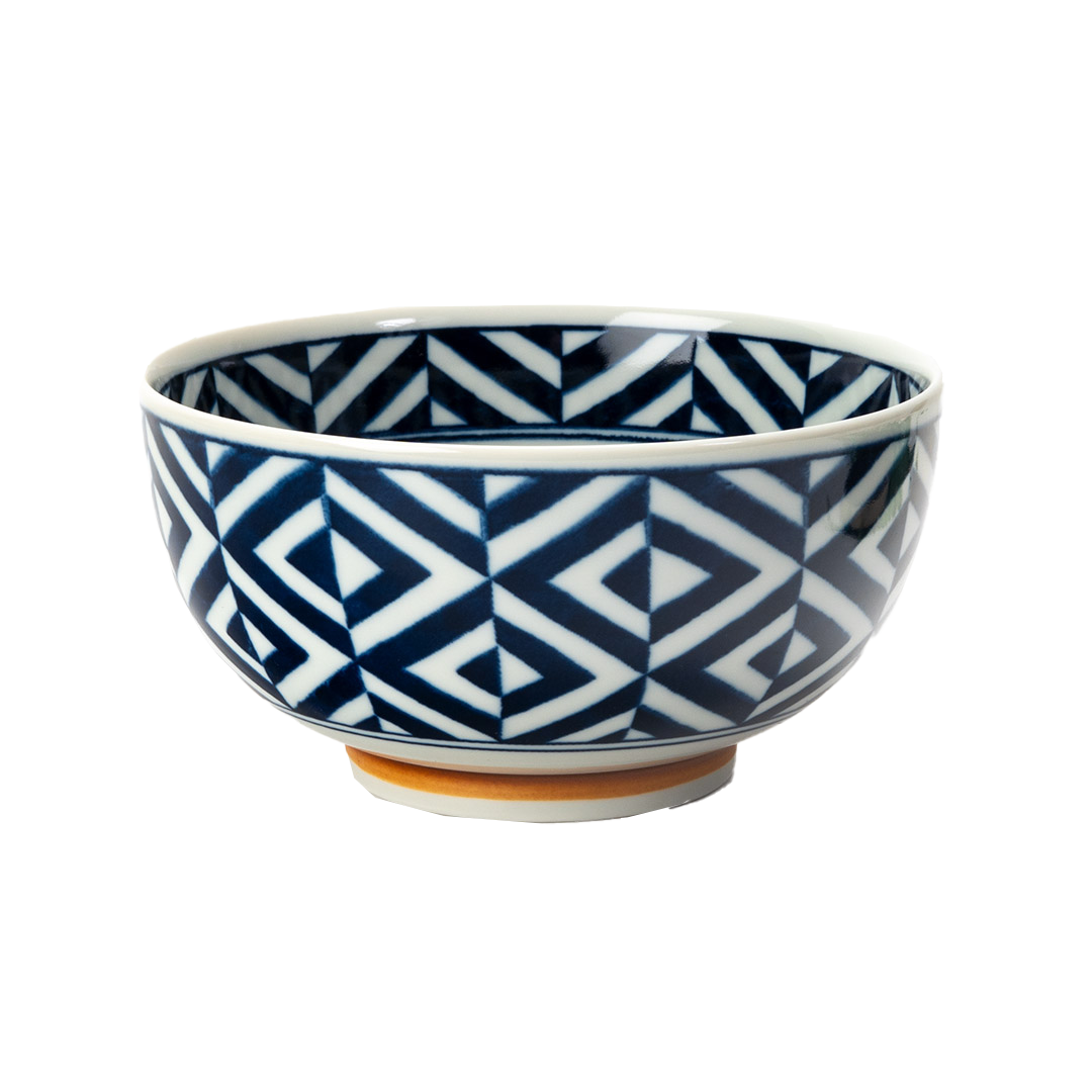 Blue Weave Medium Bowl