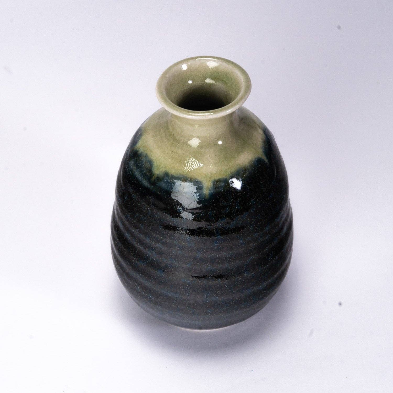 Deep Blue Sake Bottle