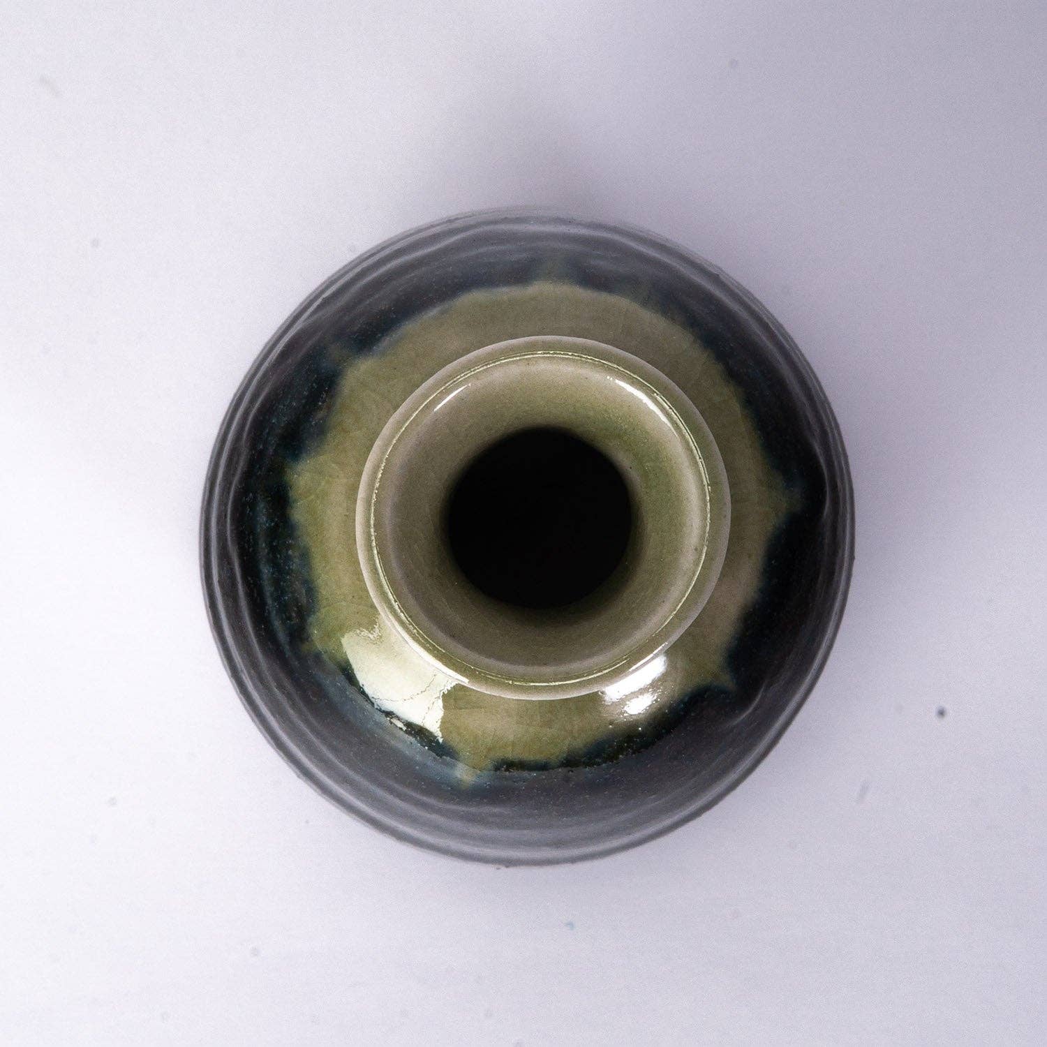 Deep Blue Sake Bottle