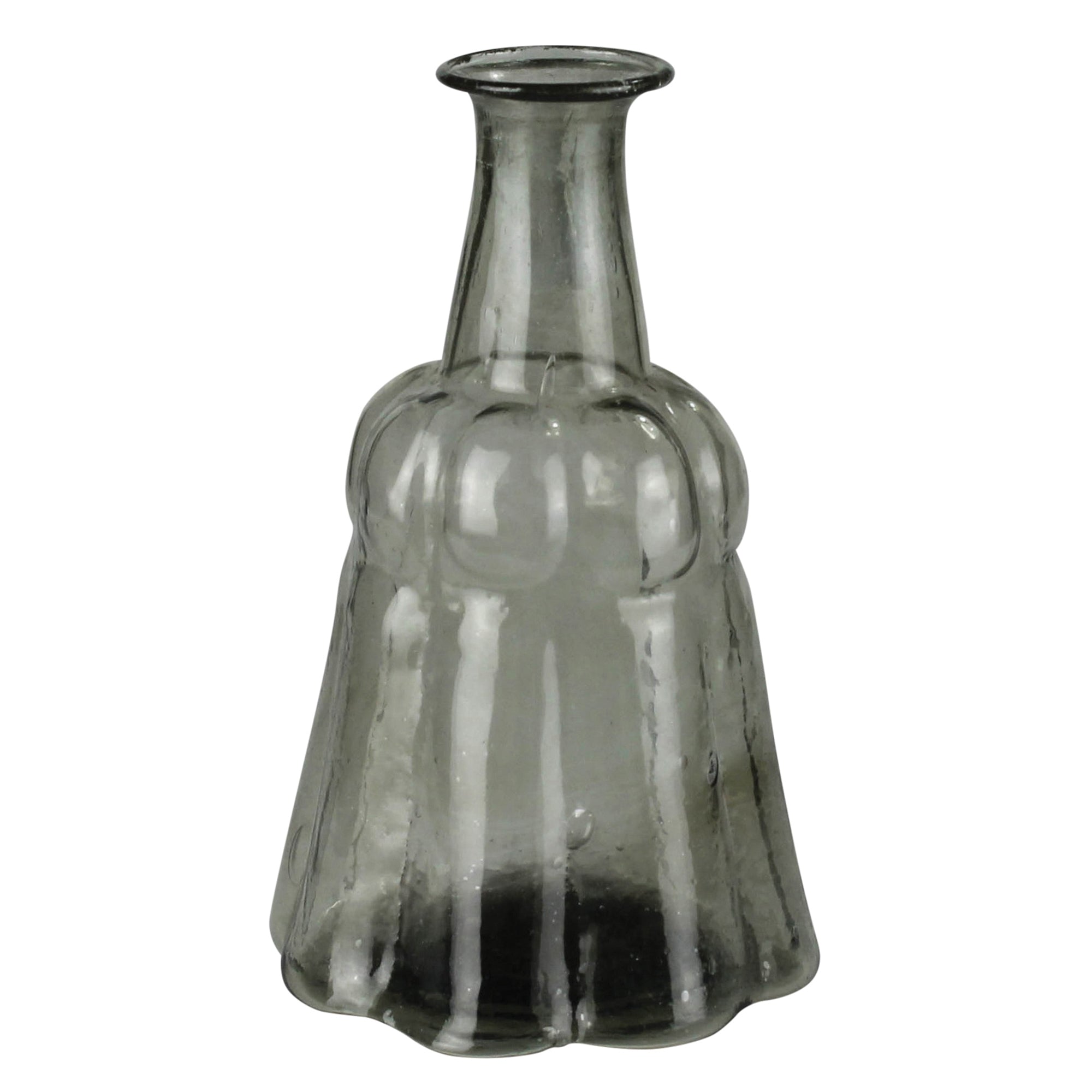 Smoke Glass Vase, Wide