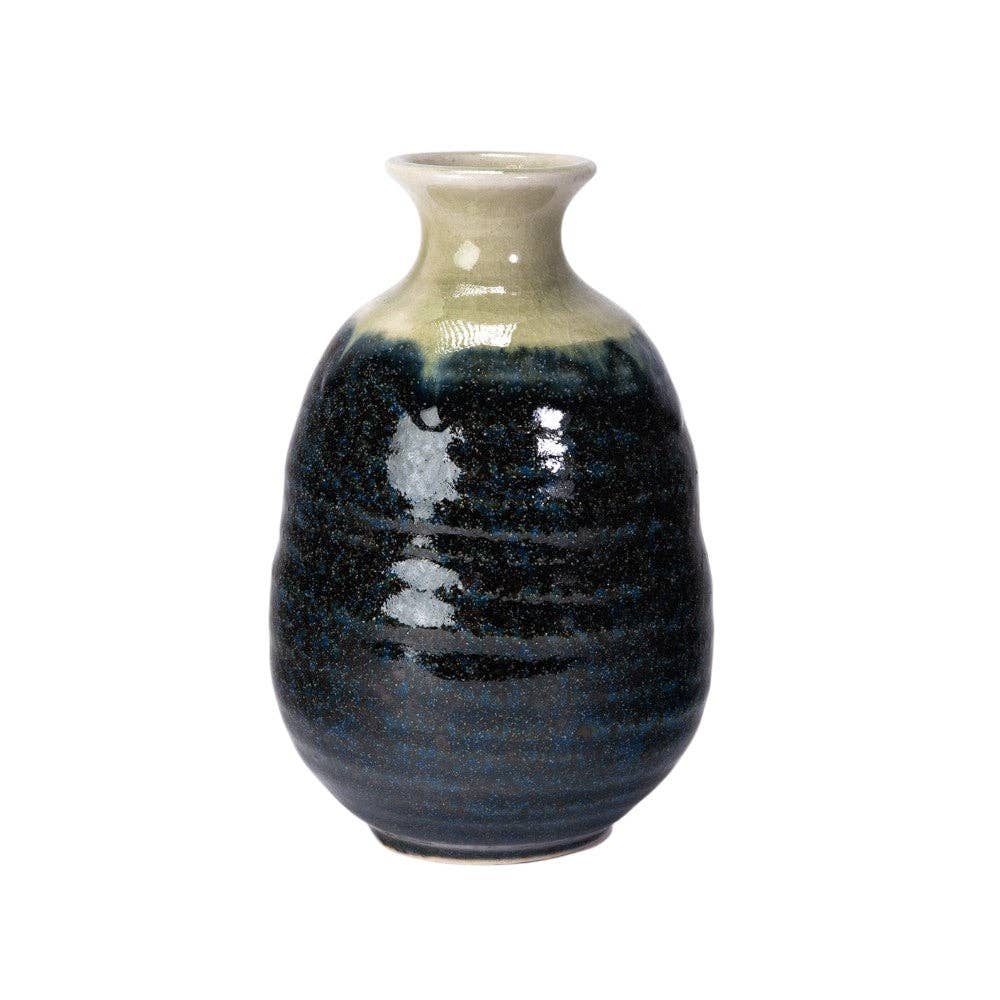 Deep Blue Sake Bottle