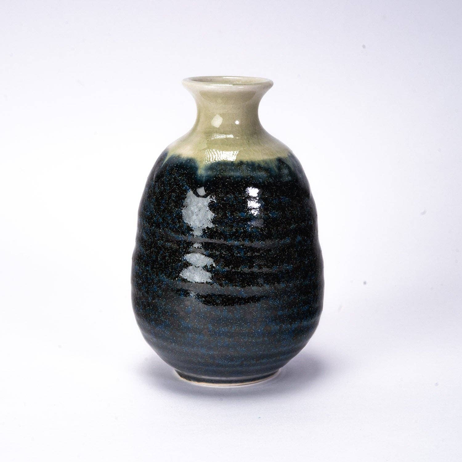Deep Blue Sake Bottle