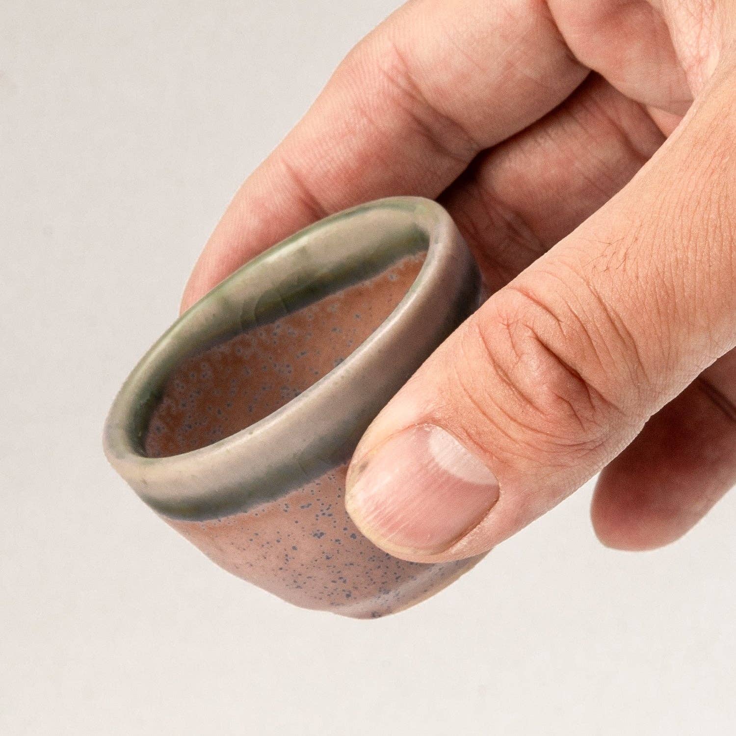 Purple Glaze Sake Cup