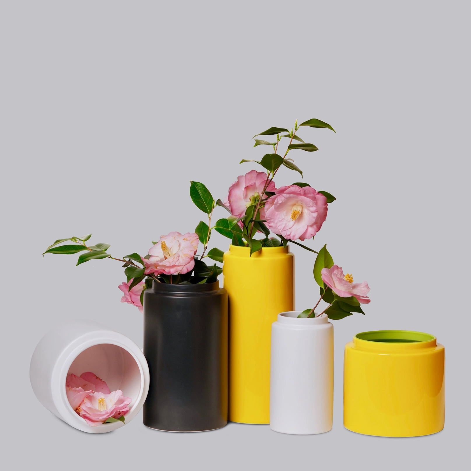 Agnes Porcelain Vase, Yellow
