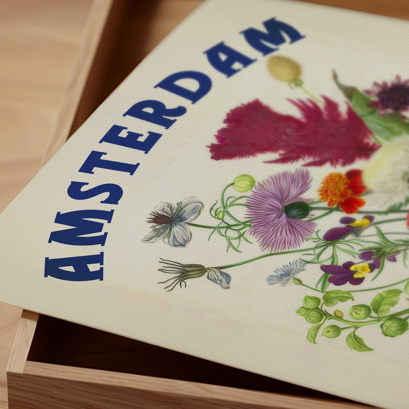 Amsterdam Flower Market Poster (Unframed)