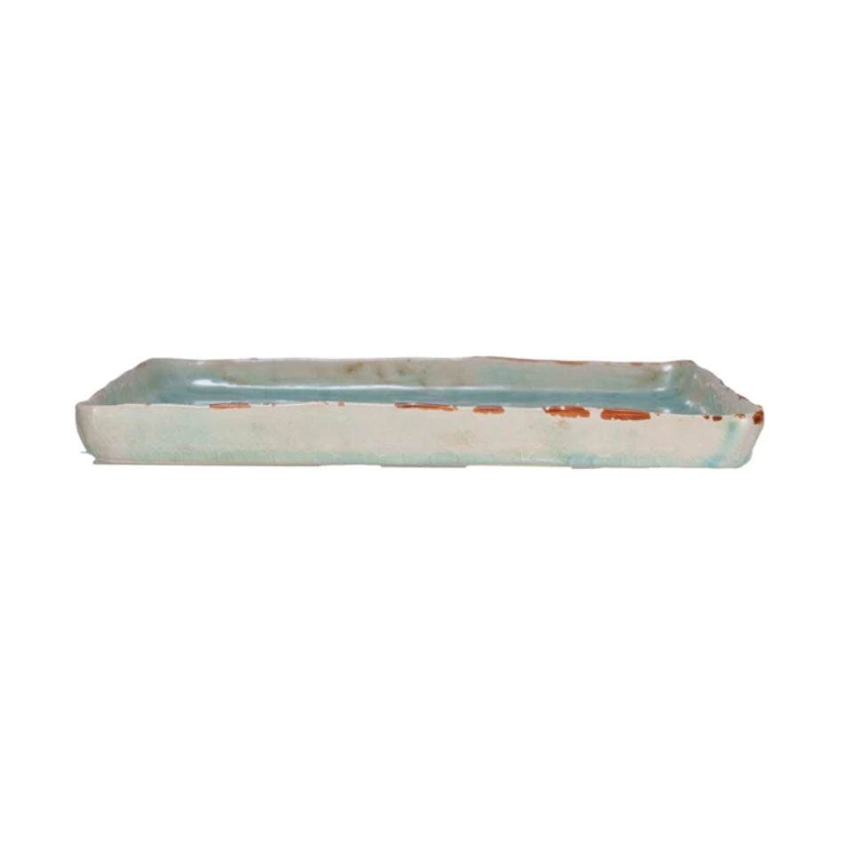 Aqua Square Platter