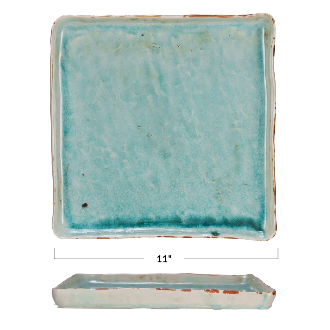 Aqua Square Platter