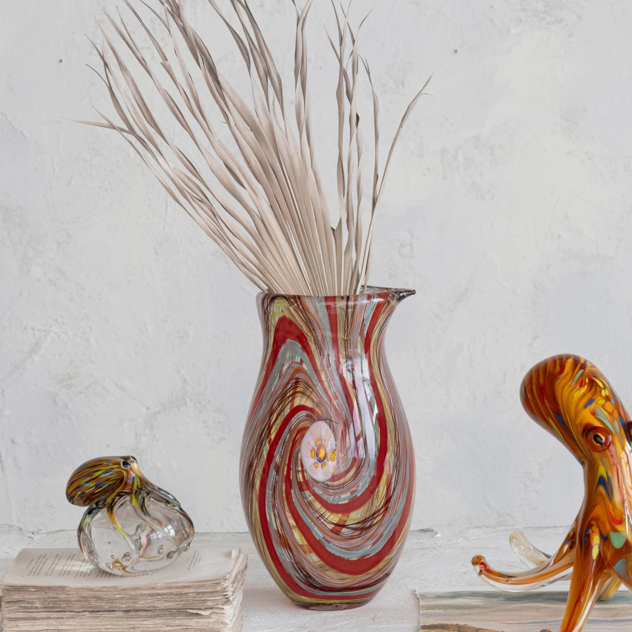 Handmade Art Glass Vase