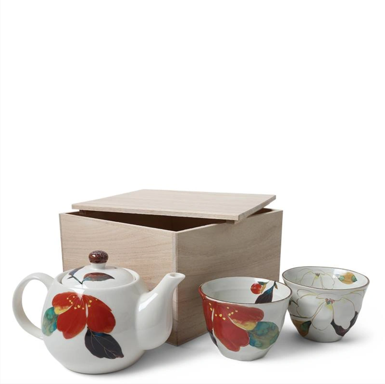 Tea Set, Autumn Blooms