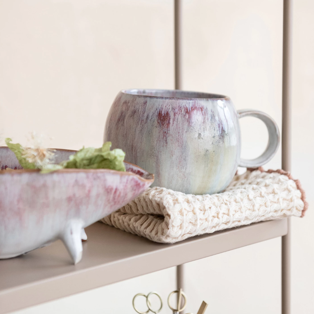 Round Berry Stoneware Mug