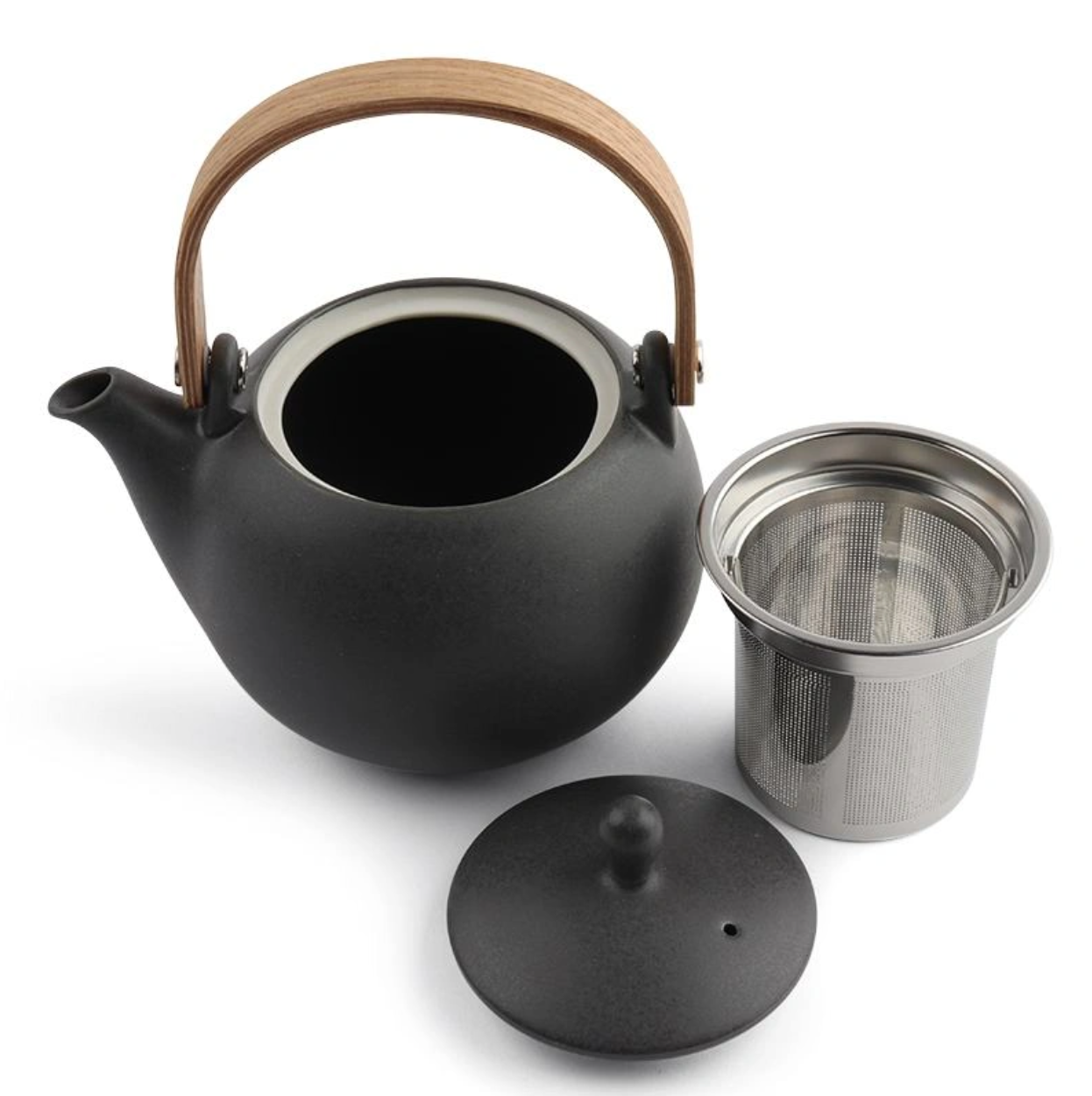Black Matte Sumi Teapot