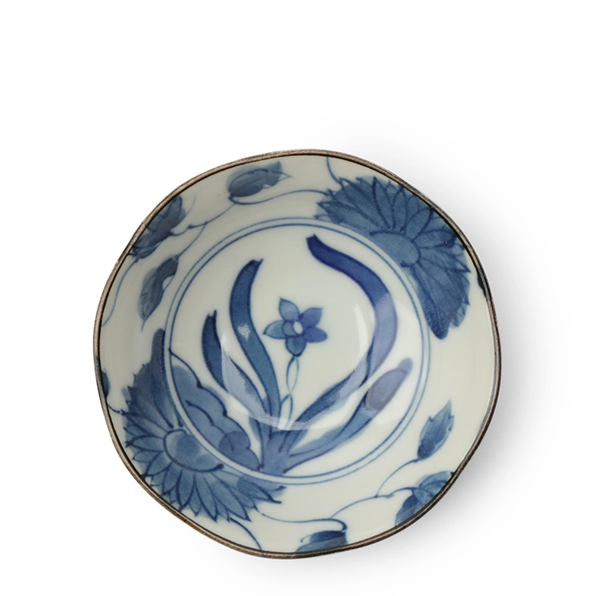 Blue Daffodil Sauce Bowl