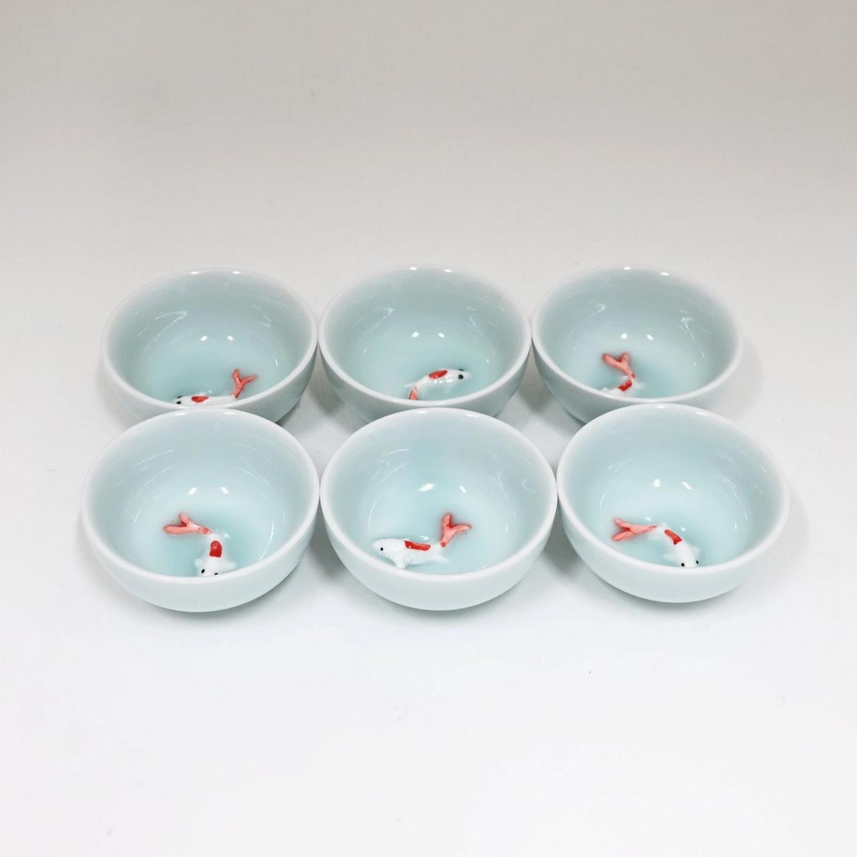 Koi Blue Sauce Bowls