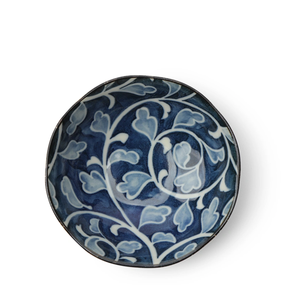 Blue Leaves Sauce Bowl