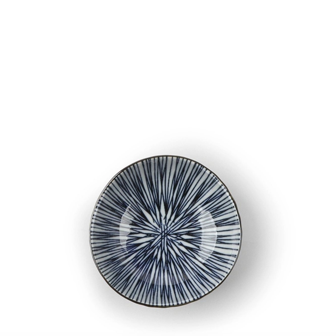 Blue Line Oval Bowl