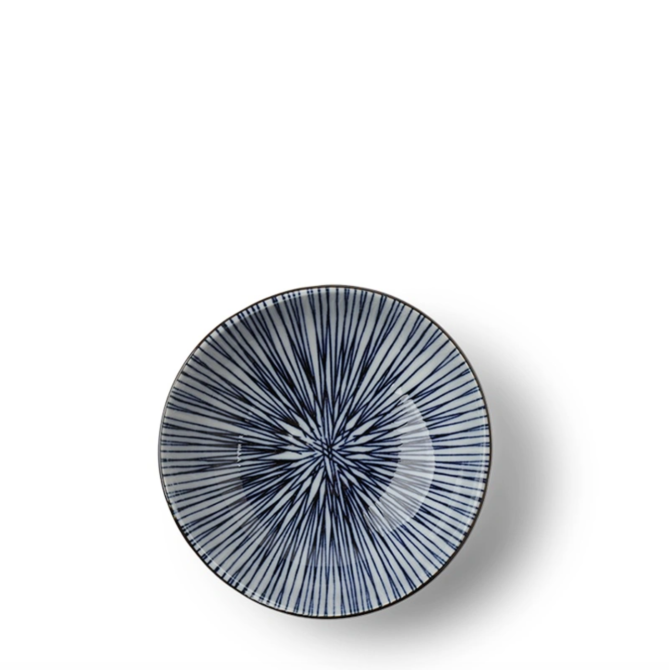 Blue Line Oval Bowl