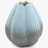 Handmade Blue Magnolia Vase