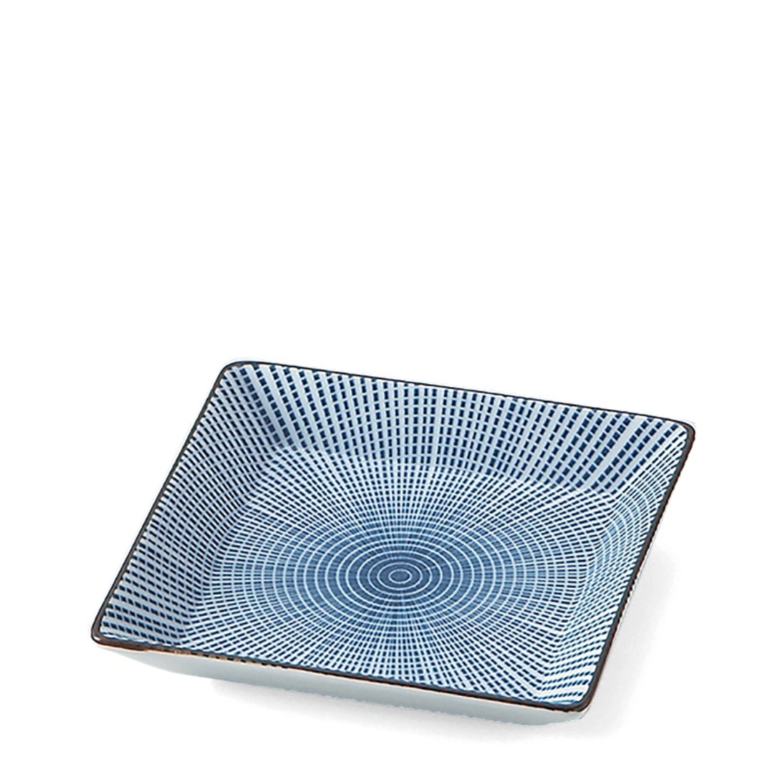 Blue Radiance Square Side Plate