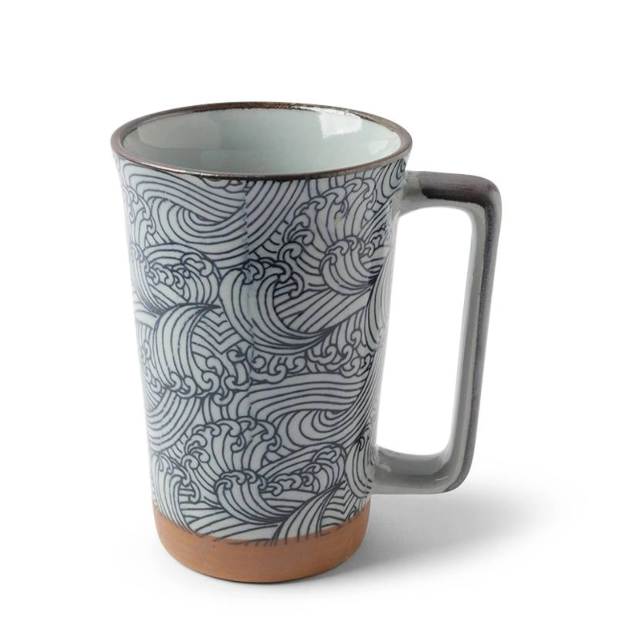 Antique Japanese Tsunami Mug