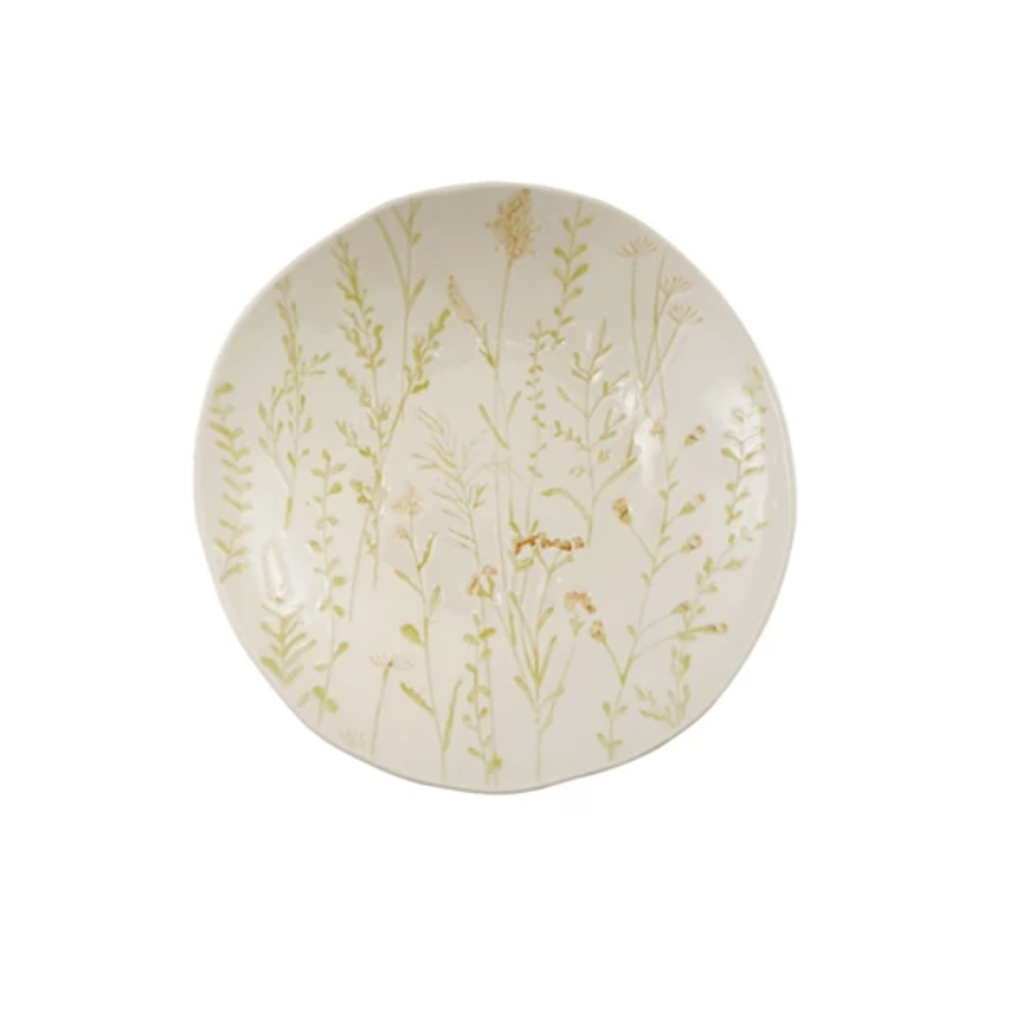 Botanical Shallow Serving Bowl