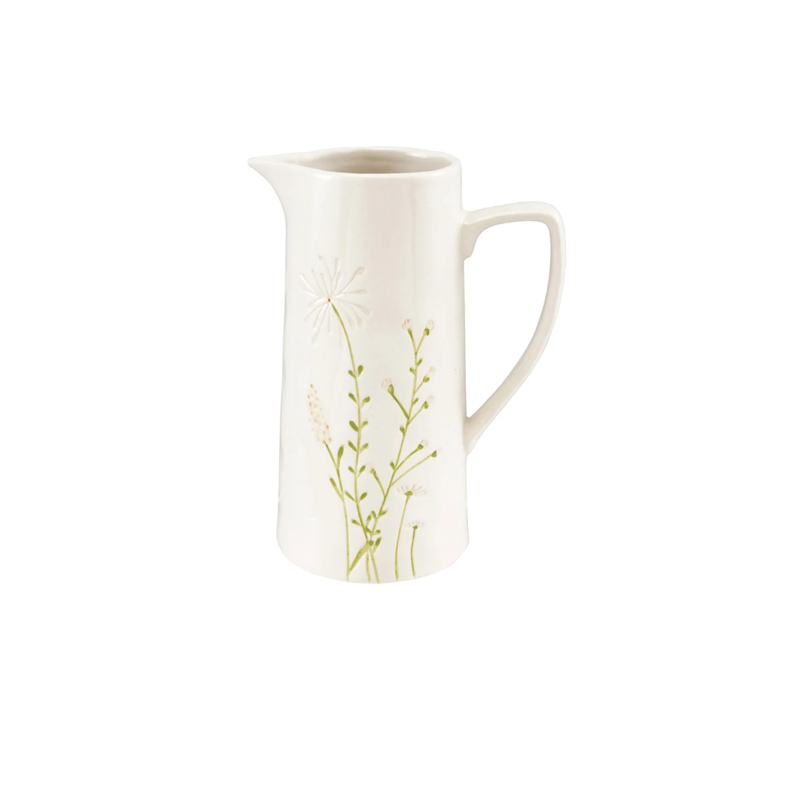 Debossed Botanical Pitcher