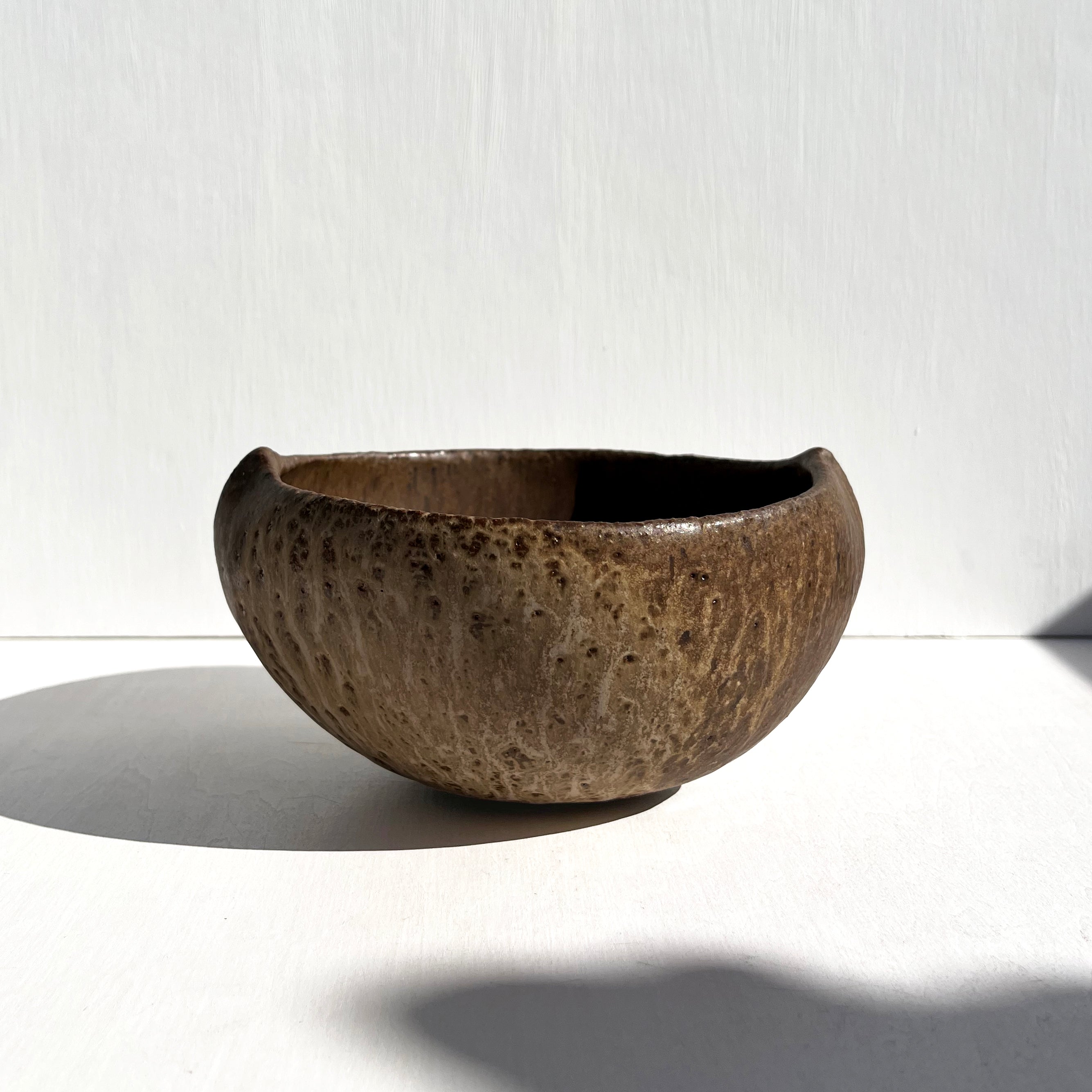 Brown Shell Bowl, Medium