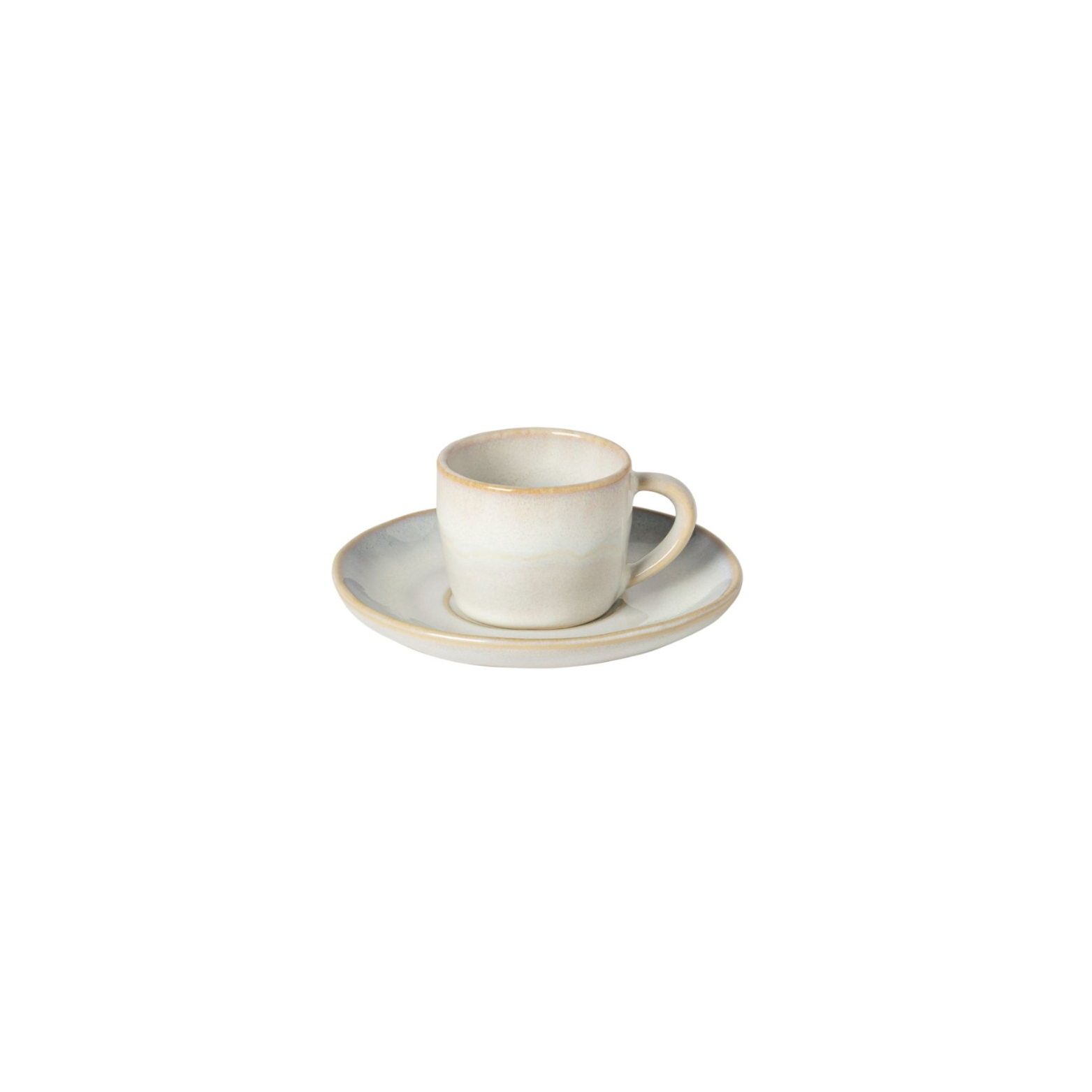 Brisa Espresso Cup & Saucer, White