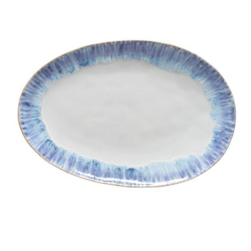 Brisa Oval Platter, Blue
