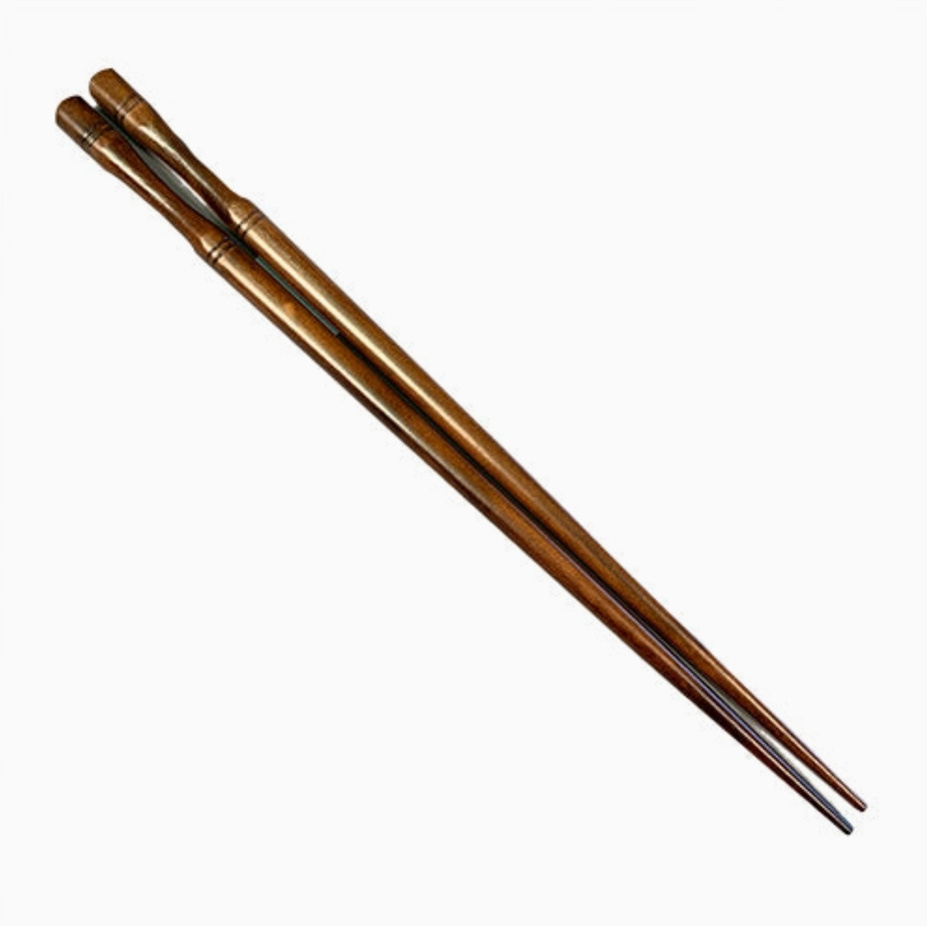 Brown Tapered Notched Chopsticks
