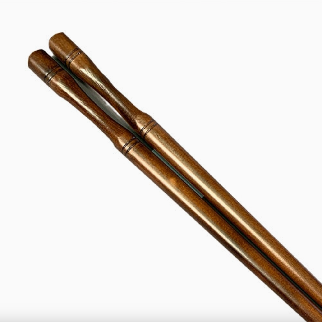 Brown Tapered Notched Chopsticks