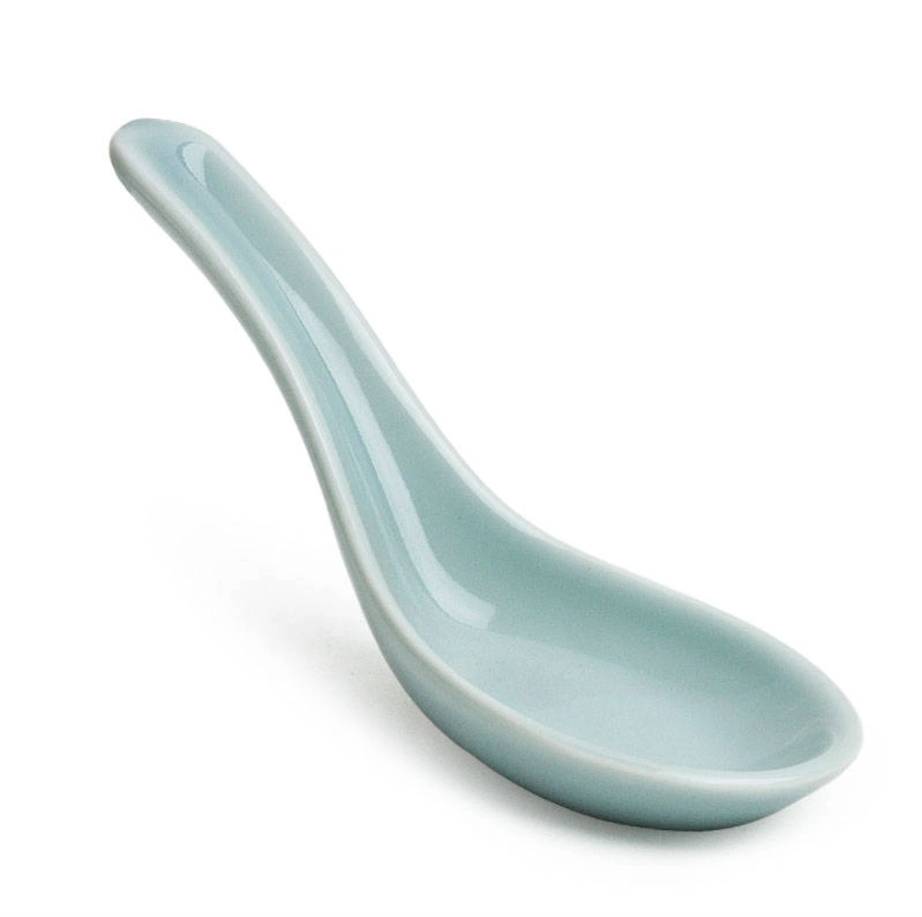 Porcelain Soup Spoon, Celadon