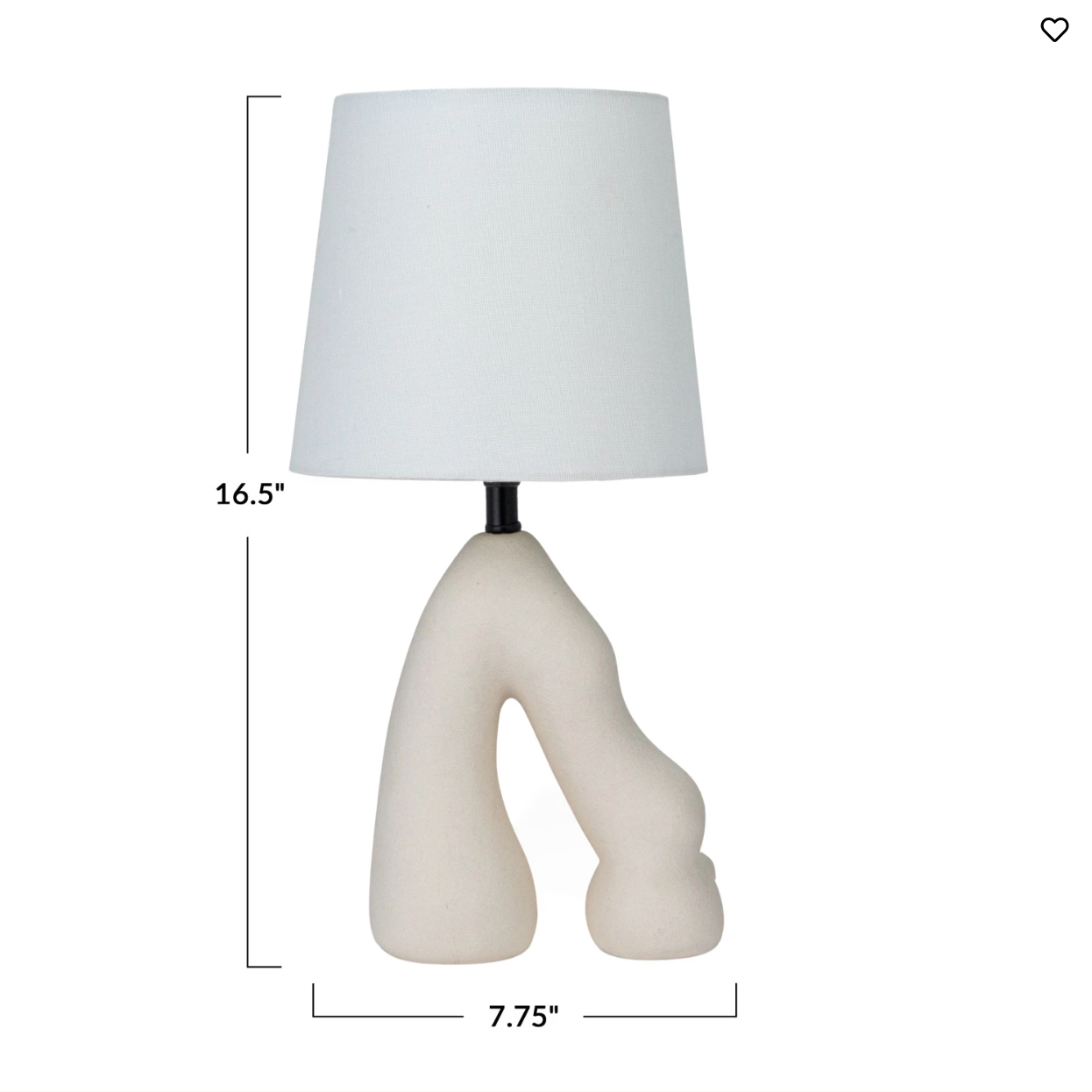 Coarse Ceramic Table Lamp
