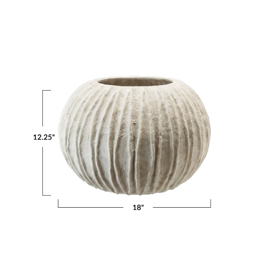 Textured Resin Vase