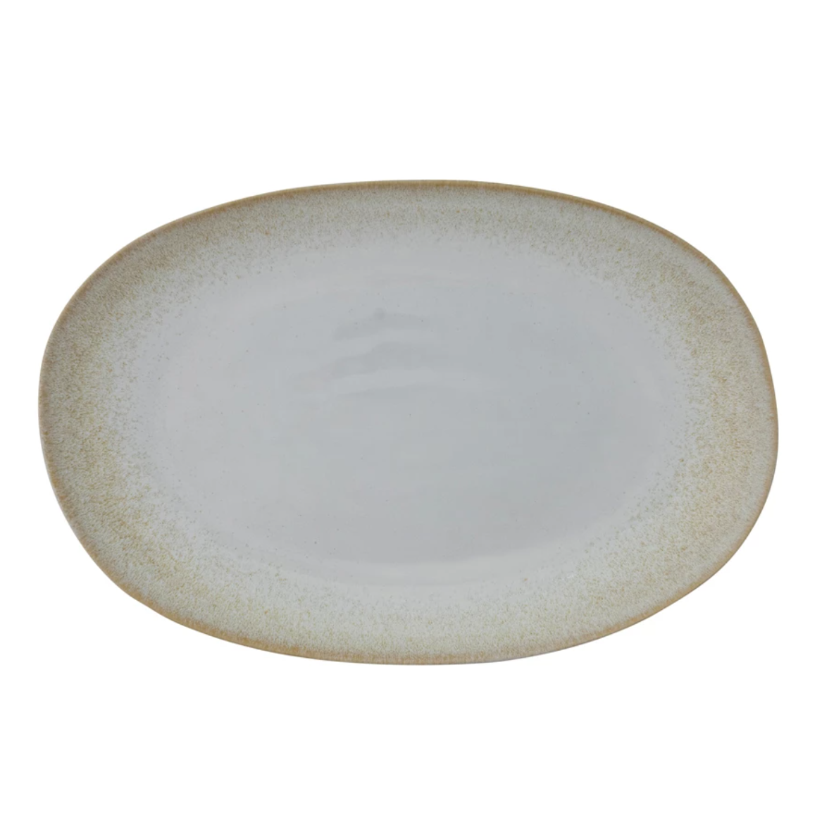 Cream Stoneware Platter
