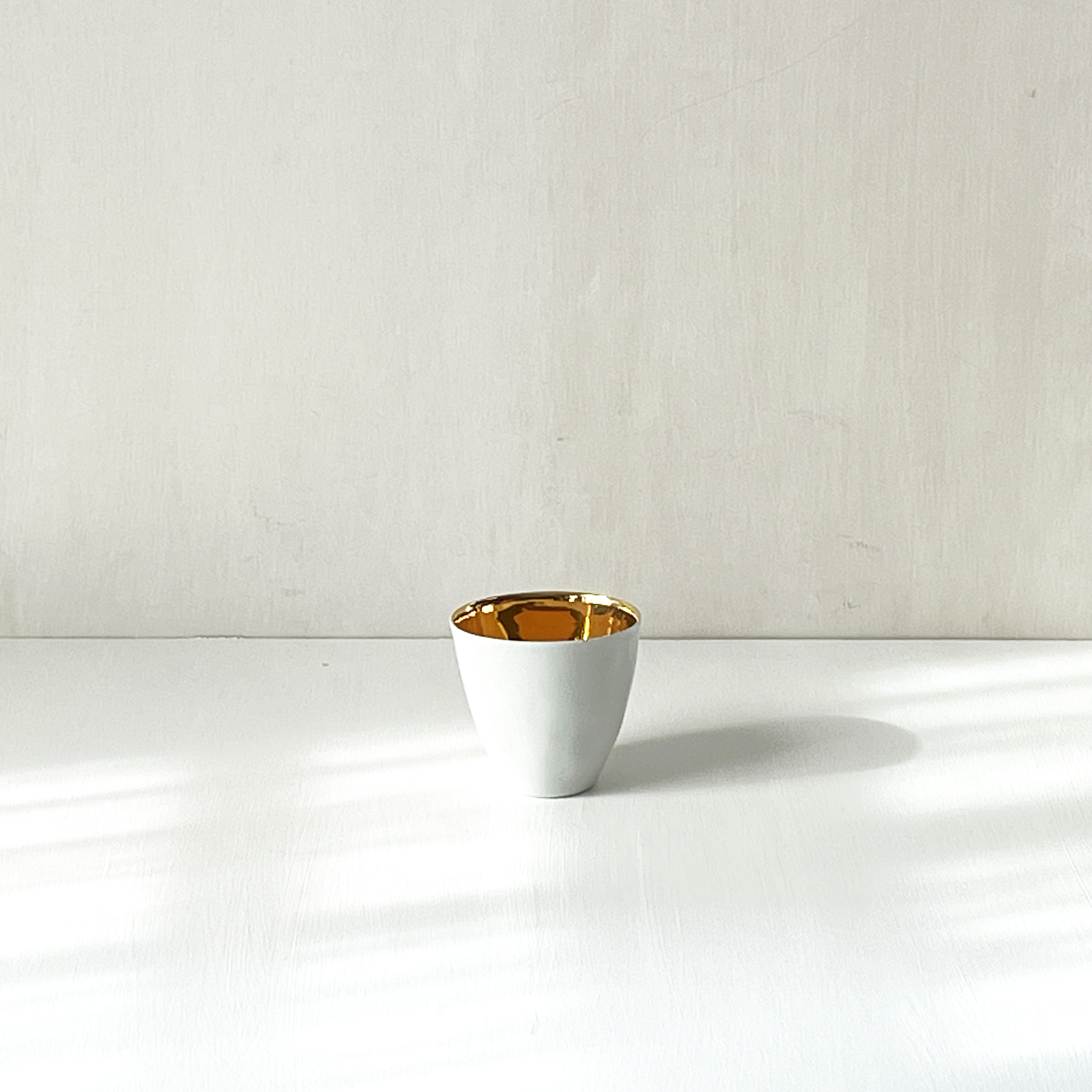 Small Cup, Gold & Porcelain