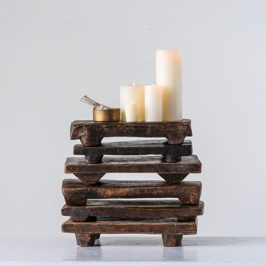 Decorative Wood Pedestal