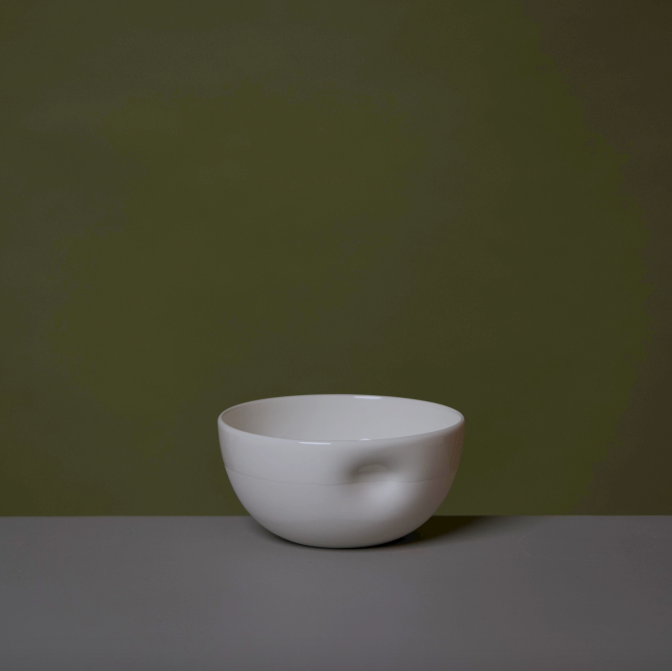 White Dimple Porcelain Bowls