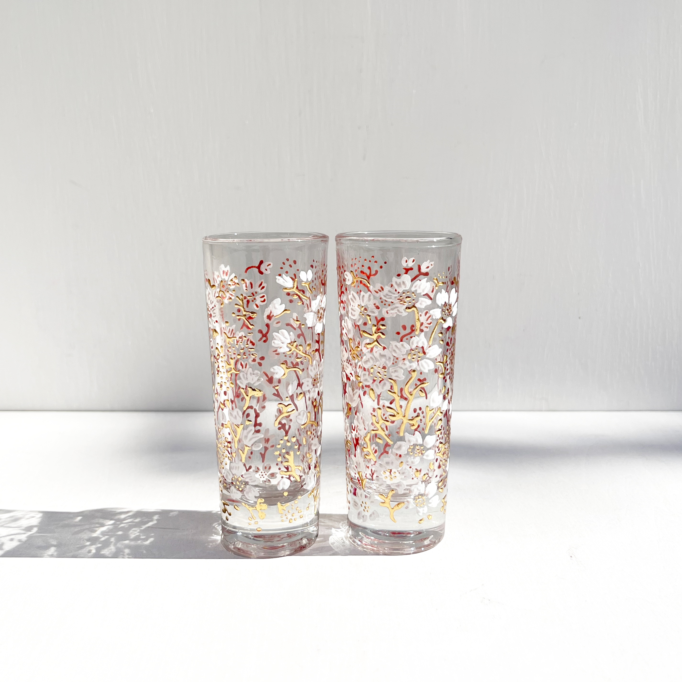 Eden Flower Shot Glasses, Set of 2