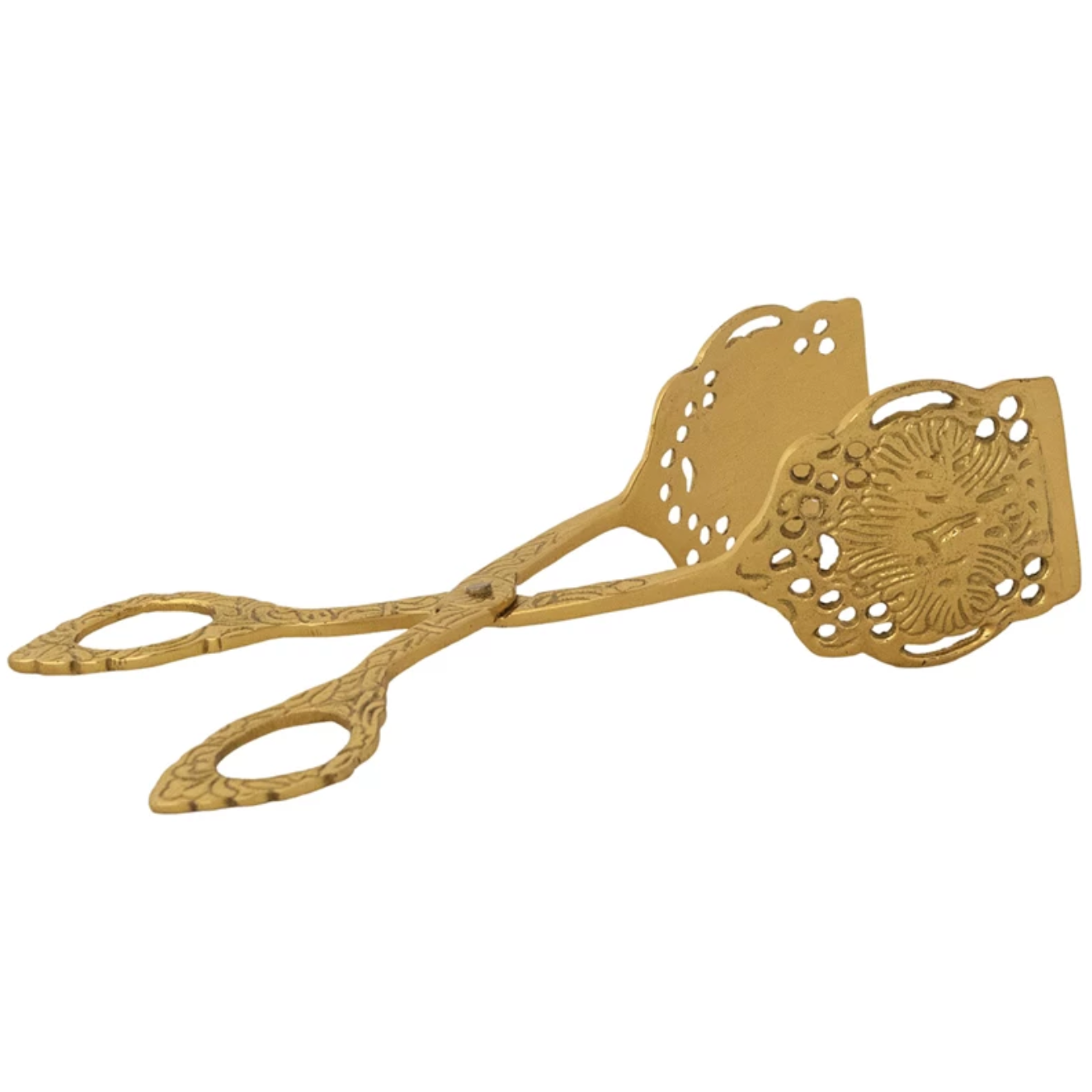 Embossed Brass Tongs