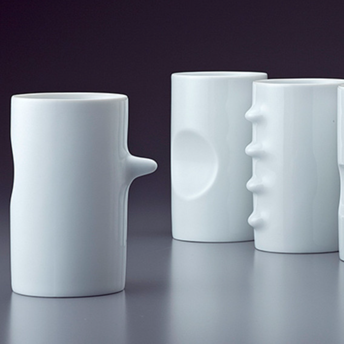 Hakusan Porcelain Teacups, Set of 6