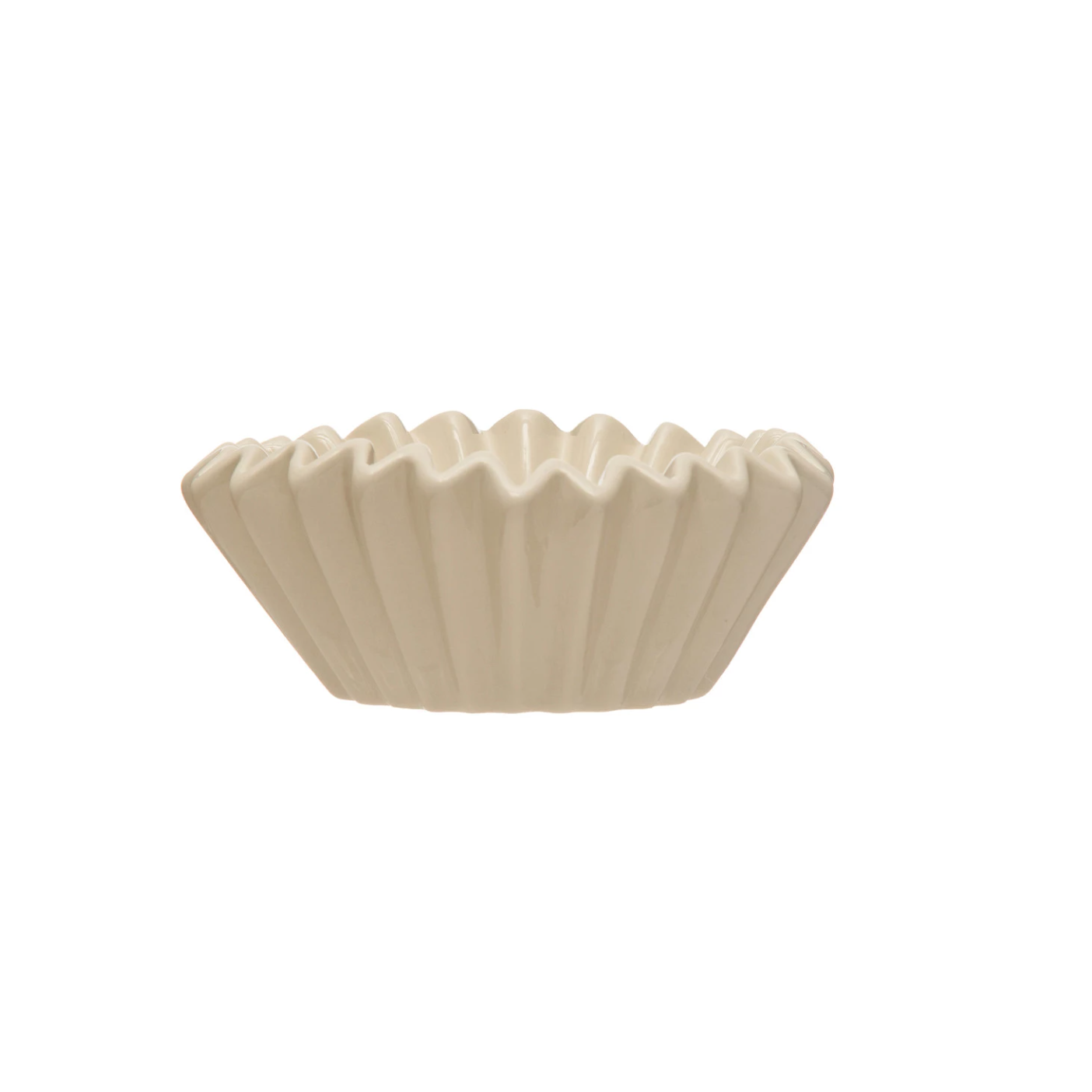 Stoneware Fluted Bowl