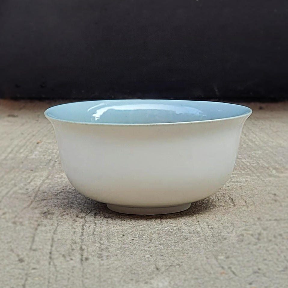 White Porcelain Snack Bowl