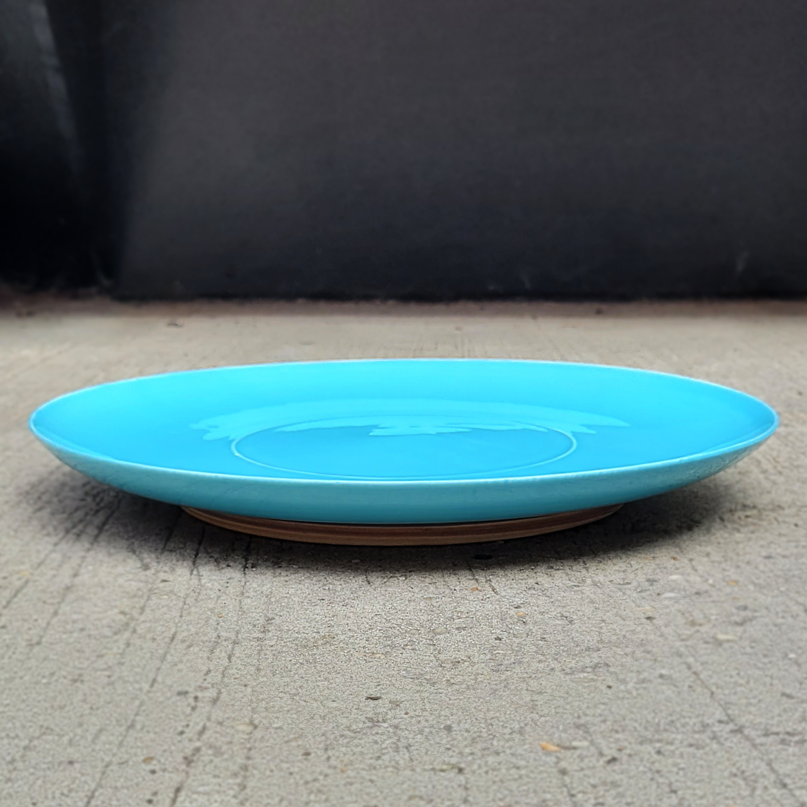 Turquoise Porcelain Serving Plate