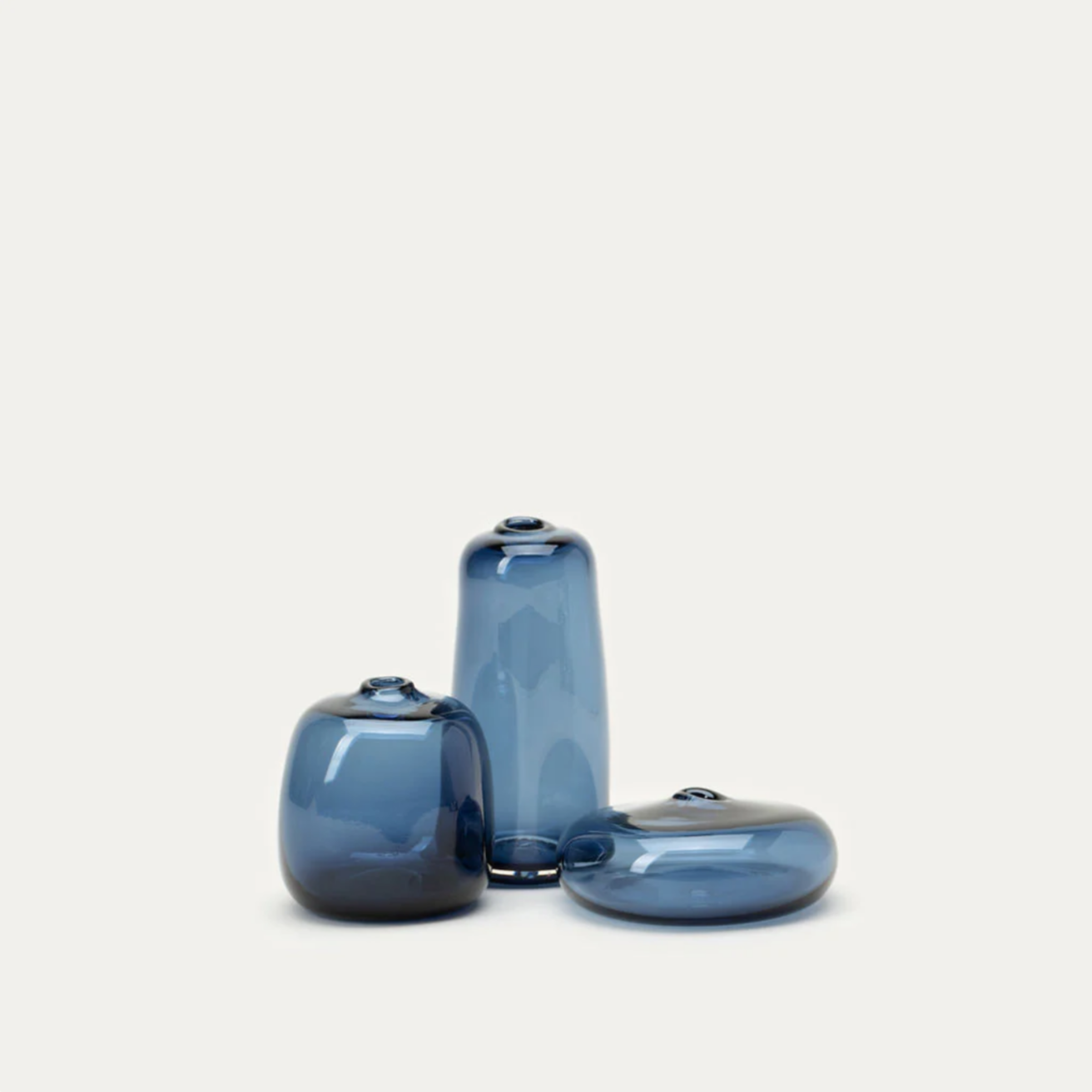 Glass Bud Vase, Midnight