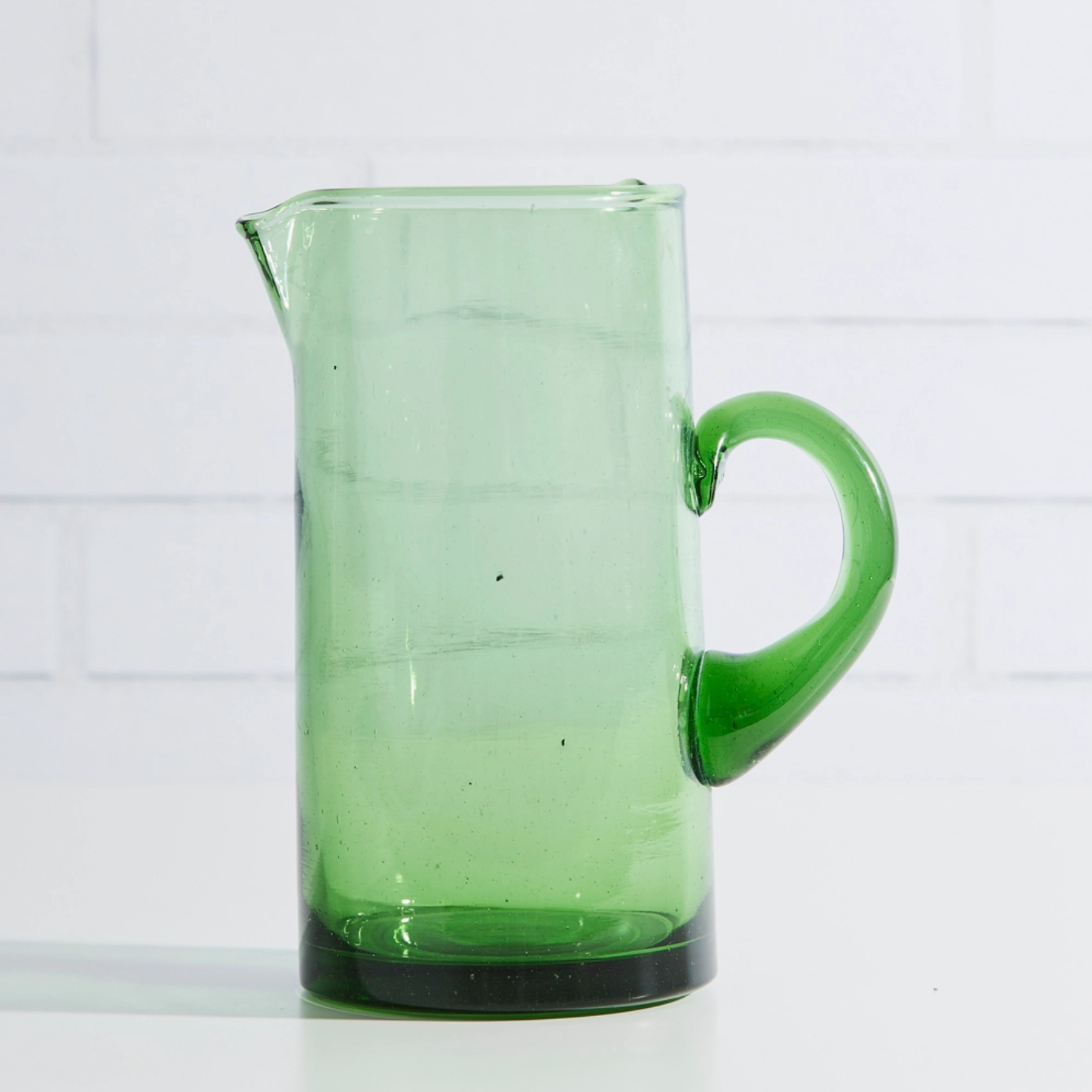 Moroccan Green Cone Pitcher